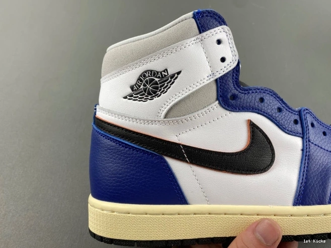 1st Kicks Rare Deep Blue Jordan DZ5485-100 1 Royal Air High Air OG 0701